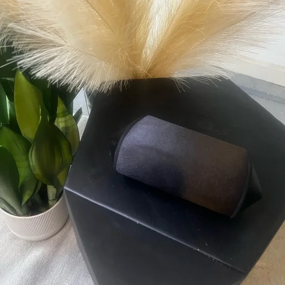 Mini Black Satin Clutch Bag by La Regale - Picture 3 of 5